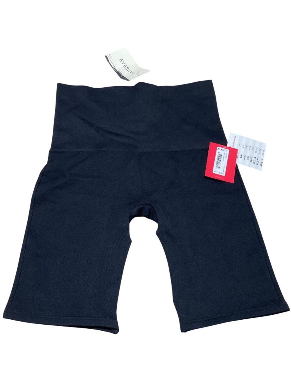 NWT Spanx Bike Shorts Size XS Black Nylon Spandex Yoga Shorts Womens